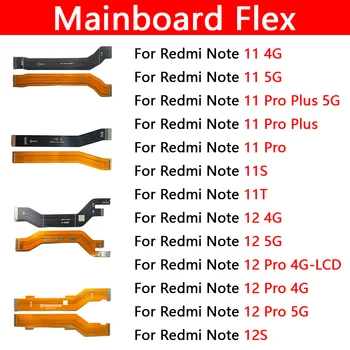 Основна такса Flex за Xiaomi Redmi Note 11 12 Pro Жак за зареждане 4G 5G Plus Детайли flex кабел за дънната платка с LCD дисплей